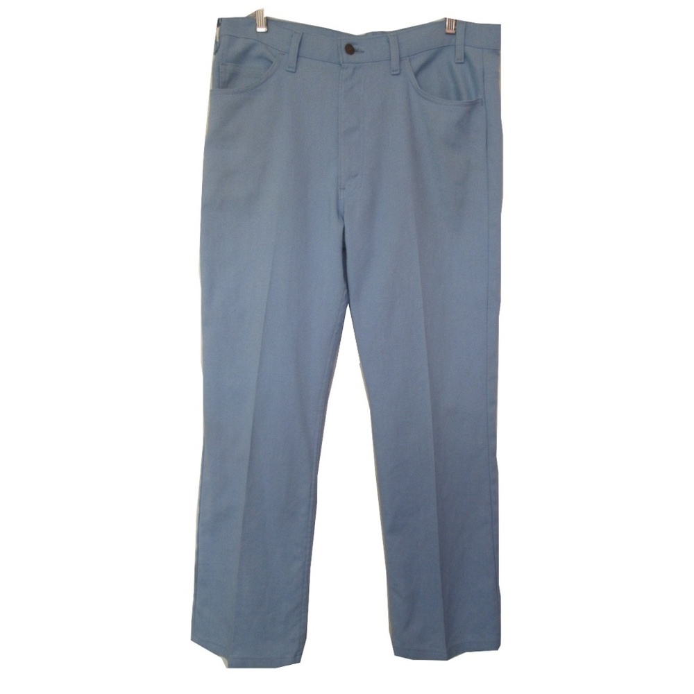 vintage men levi's sta-prest blue pants size 36x30